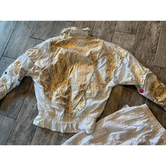 Clipper Bay Windbreaker Jacket Pants Nylon 90s NWT Small Retro 80s Vintage Y2K - Picture 6 of 13